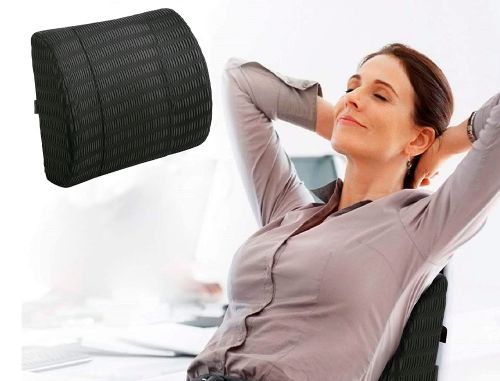 Apoio lombar q-connect ergonomico de espuma sistema memory foam 340x300x110 mm , Q-connect , 63211 , 5705831179868